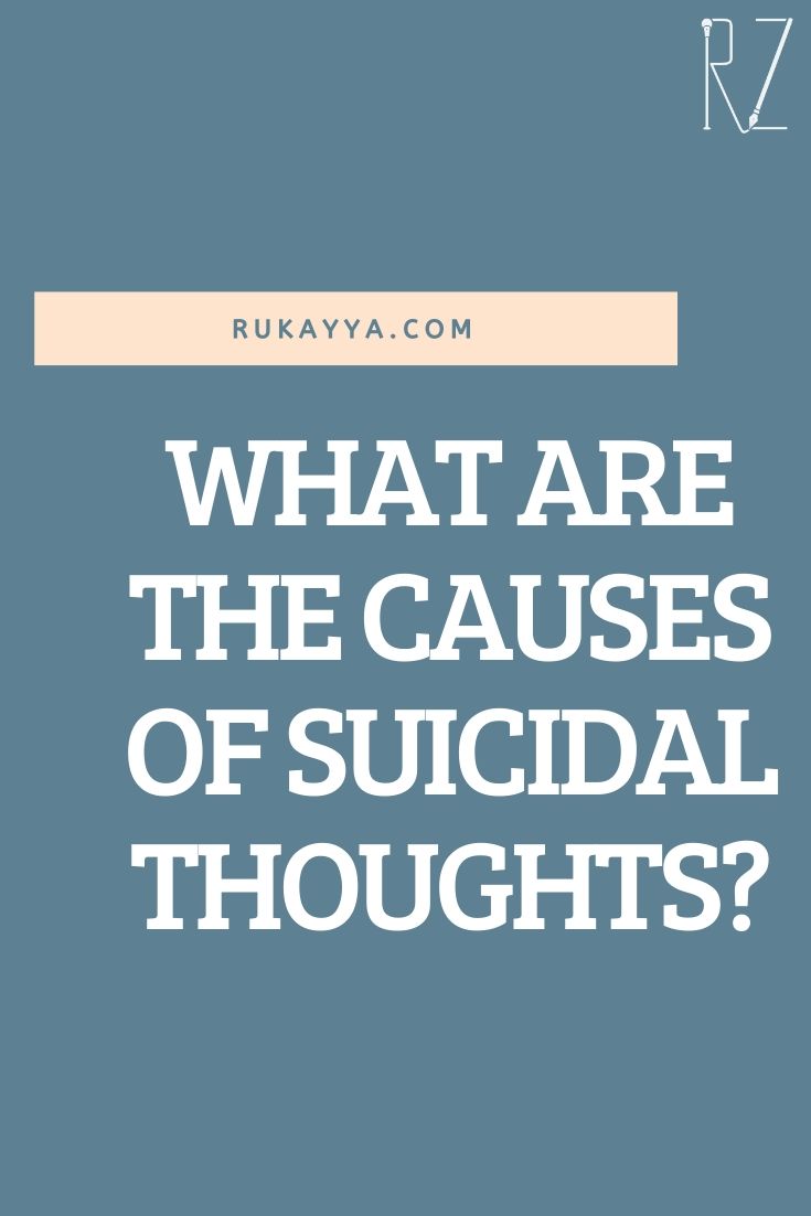 causes of suicidal thoughts