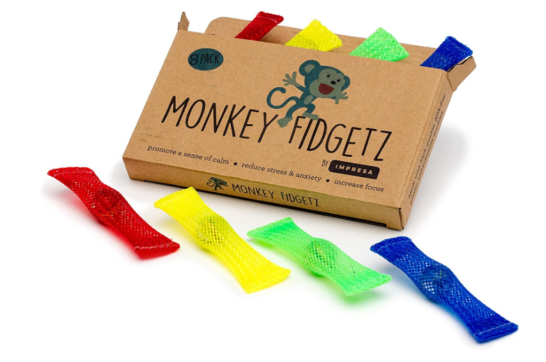 Stress relief activities, Amazon stress relief toys, monkey fidgetz