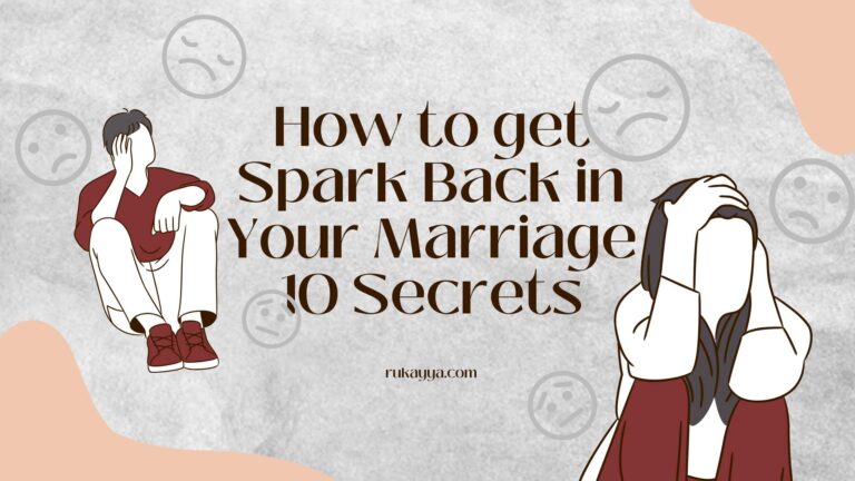 how to get spark back in marriage